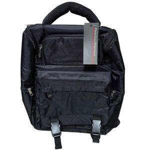 Perry Ellis Portfolio Computer Backpack cushioned top handle black New